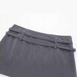 New Spring Style Buckle Decoration Solid Color Fashion Dress Pants 25553140-Outfit