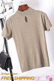 Shirt Femme 2023 Summer Fashion Harajuku Thin T Shirt Women Knitted Hollow Out Sexy Tops Short Sleeve O Neck Tshirts