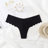 Thong Trousers Ice Silk Sexy Low-Waist Pure Lust Wind T-Pants Thin Invisible Ladies