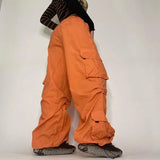 Strap Detail Y2K Cargo Pants-Outfit