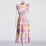 Fashion Fresh Sweet Style Dress 2025 New Collar Laceless Design Embroidery Dress Dress