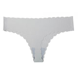 Fongt Lady One-Thick Thread Wave Side Cotton Crotch Low-Waist Bikini Trousers