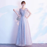 Fongt New Banquet Evening Dress Dress Fairy Faire Temperament Long Student Choir Performance Suit