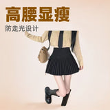 Fongt Man Sweet 100 Folded White Half-Dress Dress 2025 New High-Rise Thin A Anti-Walking Large Skirt