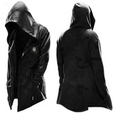 Men's New Cloak Fashion Vantage Plus Size Simple Casual Gothic Hooded Drawstring Men's Punk Oversize Sweatshirt M-4XL
