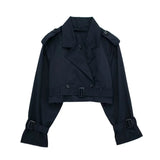 Fongt New Women's Short Cut Wind Coat Jacket Jacket Female B62529