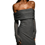 Fongt Summer New Sexy Ass Dress Fashion Style Hot Piece Repair Collar Dress