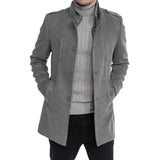 Fongt New Hair, The Man's Coat, The Long Zipper Coat In The Long-Winded Coat And The Two Open Shirts