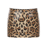 Fongt Cloth Forget Black Squins Low-Waisted Ass Elastic Hot Pants Hot Babes Repair Bundy Dance Personality Super Shorts