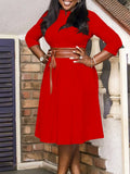 Fongt Autumn/Winter 2025 New Solid Color Elegance Elegant Fashion Tongle Grand African Dress