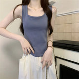 Temperament Fish Bone Vest Women's Summer New Slings Wearing French Slimming Inside And Fashionable Sleeveless Top