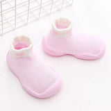 Baby Knitted Leopard Floor Socks Shoes with Rubber Soles Infant Anti-slip Indoor Socks Newborn Spring Summer