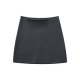 Fongt Women's INS Burst Women's Simple Loose Knitted Coat Mini-Skirt Set