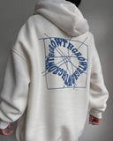 Fongt Women's Casual Fashion Letter Prints With Long-Sleeved Hooded Hoodie Women