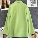 Fongt Purple Small Suit Jacket Female 2024 Spring And Autumn New Korean Version Web Celebrity Temperament Small Casual Suit-Outfit