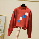 Long Sleeve Knitwear Sweaters Fashion Stacked