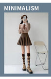 Fongt Elastic Force Is Tight Waist 100 Folded Skirt Girl Jk Uniform A Word Skirt College Small High Waist Thin Short Skirt