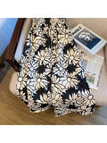 Women Summer Sexy Backless V-Neck Floral Print Suspender Dresses Vestido 2023 Spring French Vintage Party Dresses Female