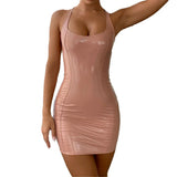 Faux Leather Bodycon Mini
