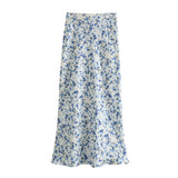 Spring Print Slim Shirt 2580126 Medium Skirt 2581133-Outfit