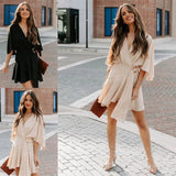 Hot Summer Women's Wear Ins Fashion V-Collar Lotus Leaf Edge Wrapped Jumpsuit-Outfit