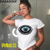 Summer Juicy Diamonds Print Tshirt Women Round Neck Short Sleeve Top Female Pattern Harajuku Tshirt 2022 New