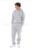 Fongt New Zippered Open-Shirt Trousers Simple Letter-Print Hooded Jacket Jacket Hot