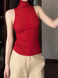 Fongt Aesthetics Multi-Color Design Sense Niche To Wear Comfortable And Thin Fashion Wool-Blend Knitted Vest