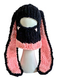 2023 Cute Women Girls Knitted Skullies Beanies Solid Winter Warm Loose Causal Cute Animals Ears Pattern Caps Hat Club-Outfit