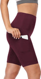 Shorts Pocket Five Points Female Fitness Training Running Cycling Tight Exercise Shorts-Outfit
