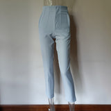 Casual High Waist Pure Color
