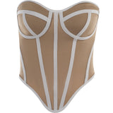 Fongt Sexy Chest-Wielding Boobs Blouse Women 2024 Summer Fashion Hottie