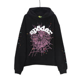 Tide Card Prints Letters, Cobwebs, Personality, Hip-Hop Couples, Hooded Sweaters, Casual Sweaters, Sports Sets.-Outfit