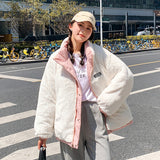 2024 Winter New Down Cotton-Padded Jacket Korean Version Loose And Thick Short Students Wear Cotton-Padded Jacket Jacket-Outfit