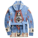 Fongt Men's Vintage Heavy Industry Jacket T-Shirt Long Thick Sweater Jacket In Autumn And Winter