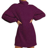 Fongt And Winter New Women's Turtleneck Medium Long Sweater Sweater
