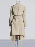 Australian Show Irregular Design Jacket 2025 New Fashion Temperament High-End Feeling With A Collared Windcoat