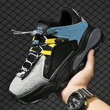 Couples Sneakers Women Men Thick Sole Running Shoes Unisex Leather Sport Shoes Comfortable Waterproof Walking