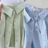 Fongt Mm Large-Size Dopamine White Shirt 2025 Summer New Korean Version Of Short-Sleeved Shirt Women Loose Cotton Blouse Tide