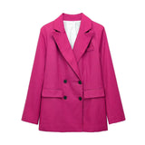 Fongt Autumn And Winter Straight Trousers Double Buckle Suit Vest Three Sets Of New Women's Fashion Commuting Suit