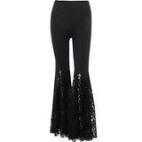 Summer Hot Girls' Trousers Are Fashionable, Sexy, Slim, Hips, Lace, Stitched Micro-Pants.-Outfit