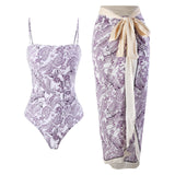 Fongt One-Piece Bikini Suit Women's Bikini Three-Piece