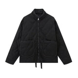 Fongt Women's Clothing 2025 New Winter Street Fashion Cotton Long Sleeves Up Loose Cotton Coat