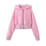 New Hooded Short Sweater 8417304 Loose Flannelette Jogging Trousers 8417303 Suit-Outfit