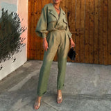 Fongt 2023 New Casual Advanced Temperament Versatile Lapel Simple Suit Pants-Outfit