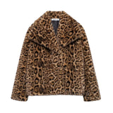 Fongt Women's Explosive Artificial Hairy Fluffy Women's Jacket