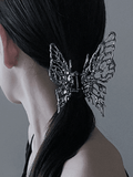Hollow Out Butterfly Large Hair Claw-Outfit