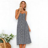 Floral Vintage Casual Sundress