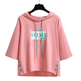 Fongt Summer New Sunscreen Hat Short-Sleeve T-Shirt Female Students Korean Clothes Women's Bagtop Women's