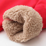 Thicken Sweatshirt Women's Casual Loose Lambwool Half Turtleneck Pullover Streetwear Warm Tops Fleece Lined